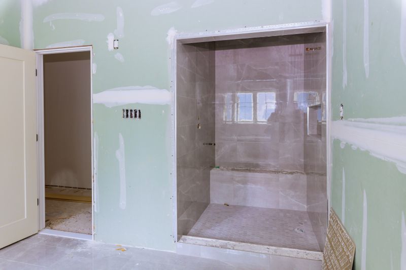 Contemporary Flooring in Master Bathroom